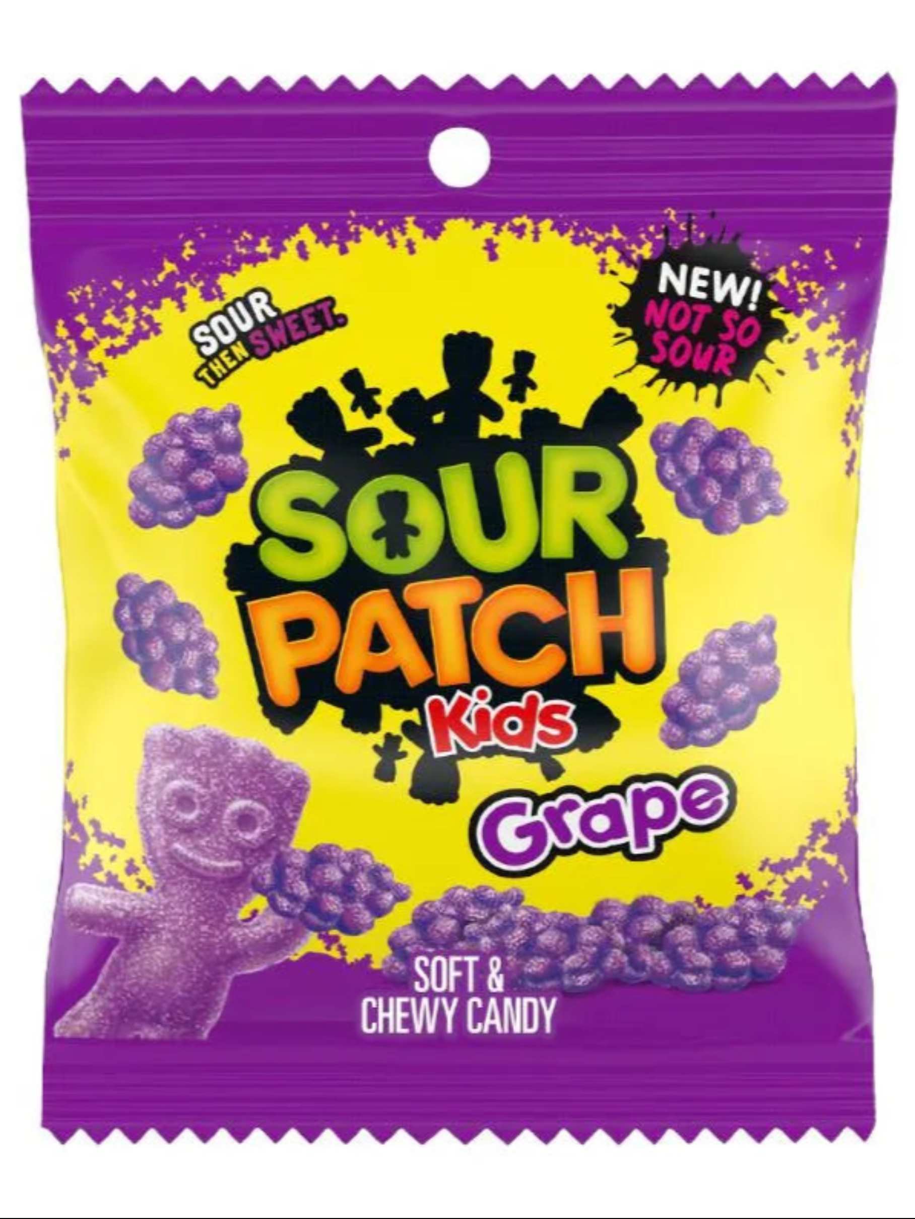 CLEARANCE Sour Patch Kids Grape 101g Bag LIMITED EDITION - BEST BEFORE 05/10/2025 Sour Patch Kids Grape 101g Bag LIMITED EDITION