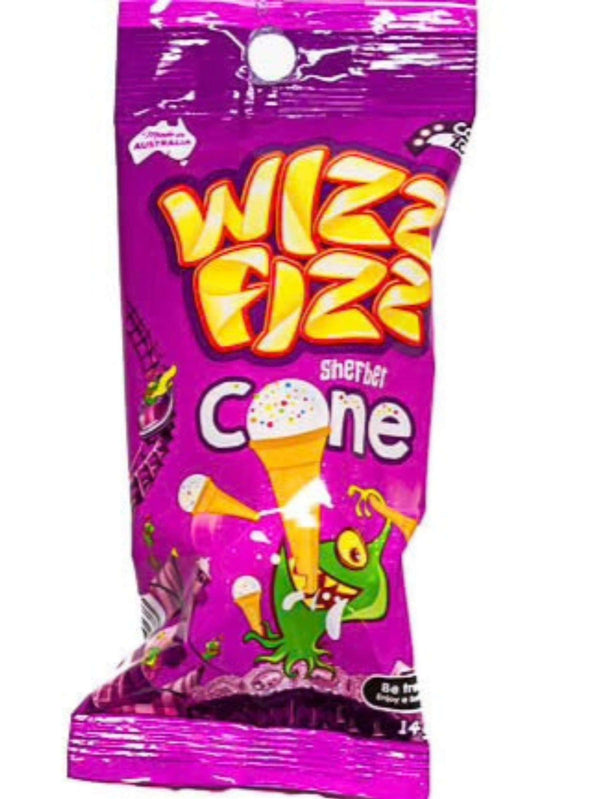 Wizz Fizz Sherbet Cones 14g