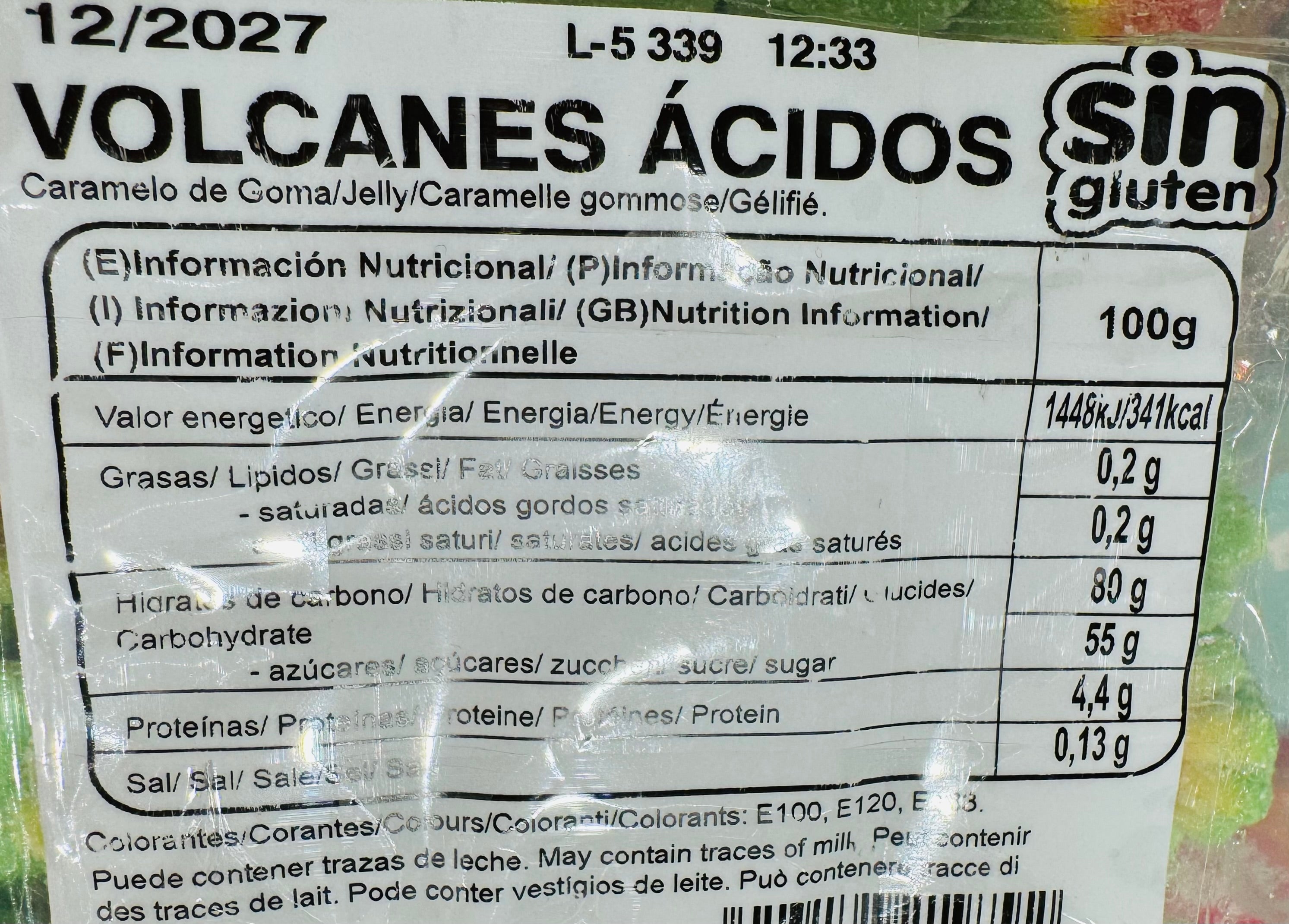 Sour Volcanoes