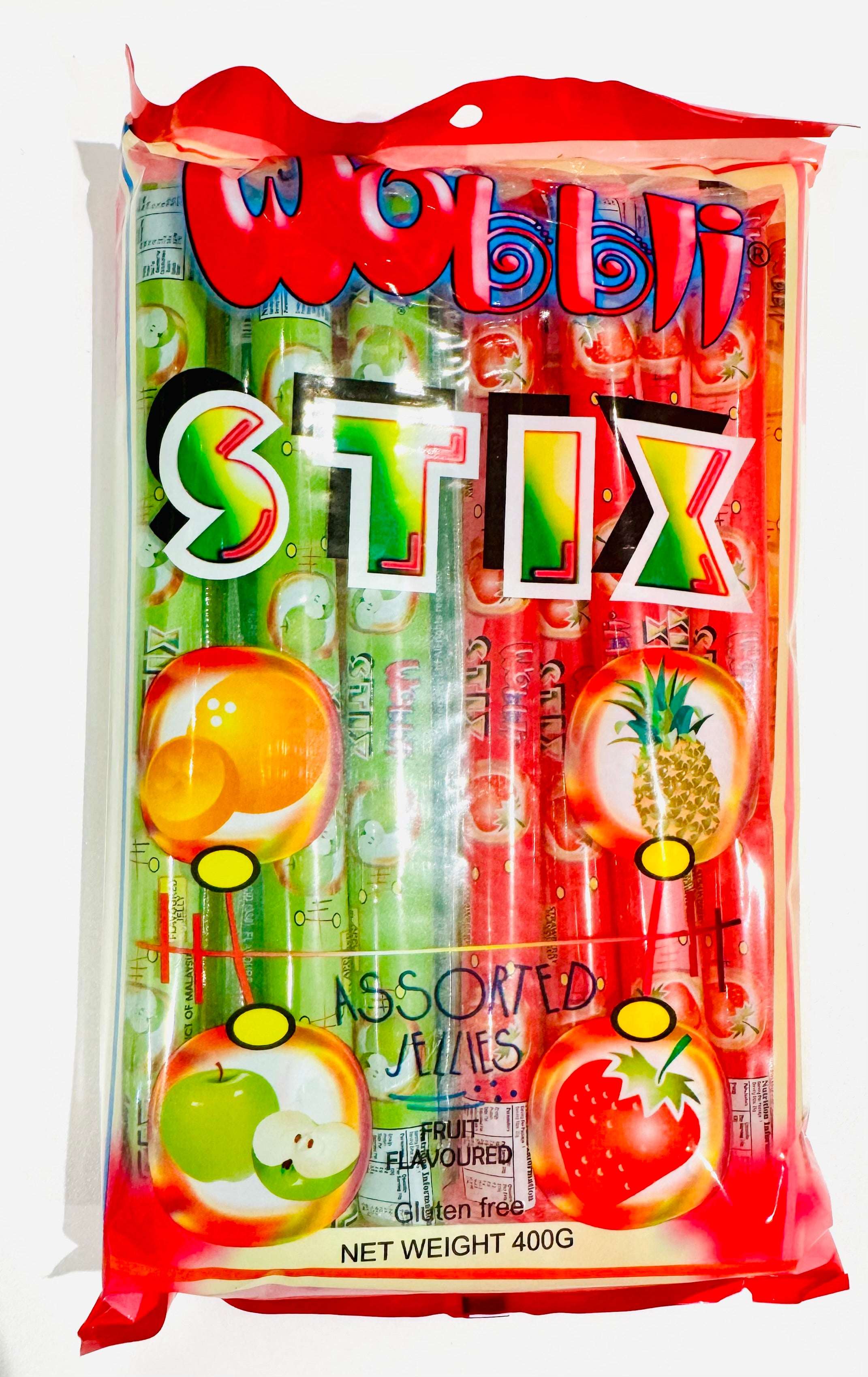 Wobbli Jelly Stix Pk 20 400g
