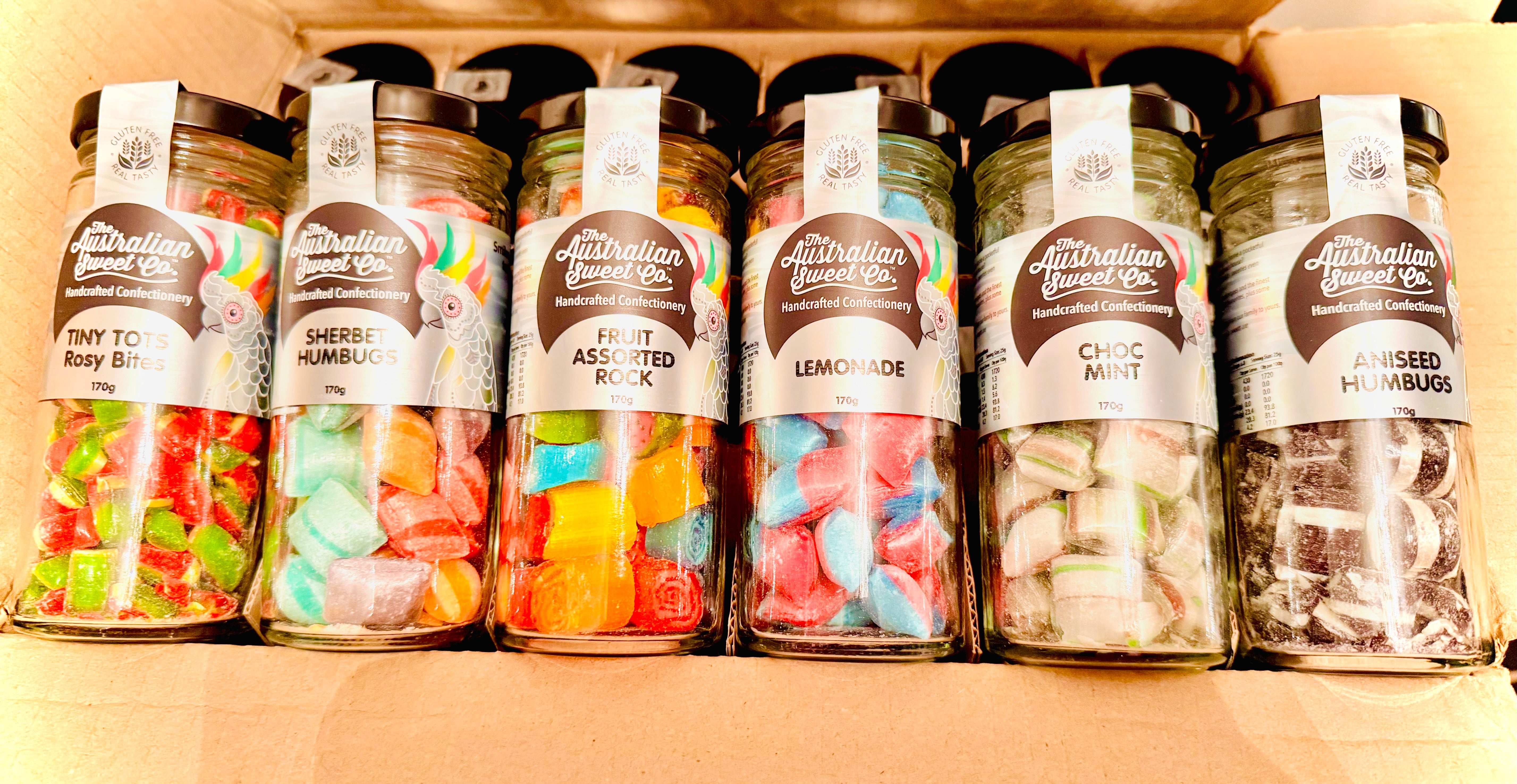 Australian Sweet Co Jar 170g - Assorted Flavours