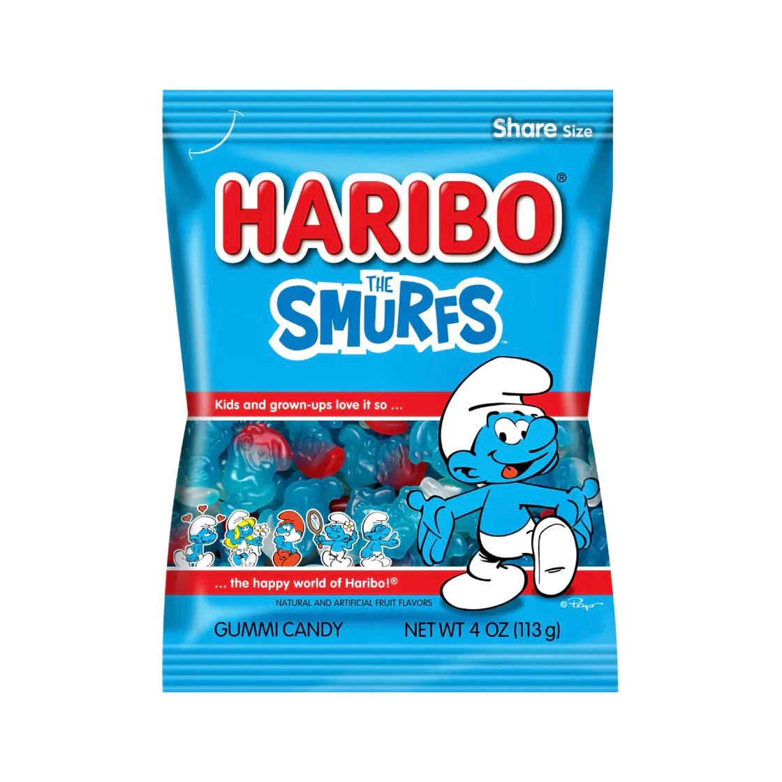 Haribo Smurfs 113g Bag