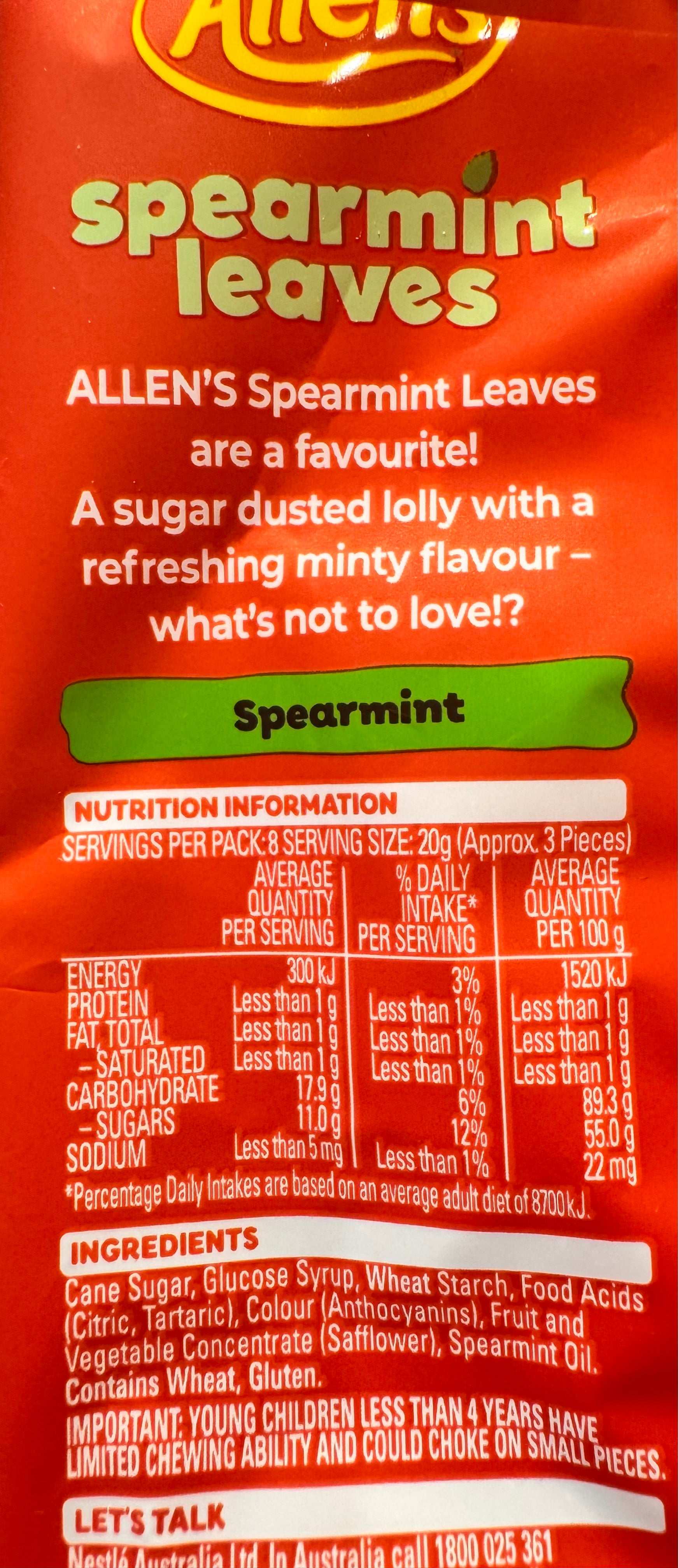 Allen’s Spearmint Leaves