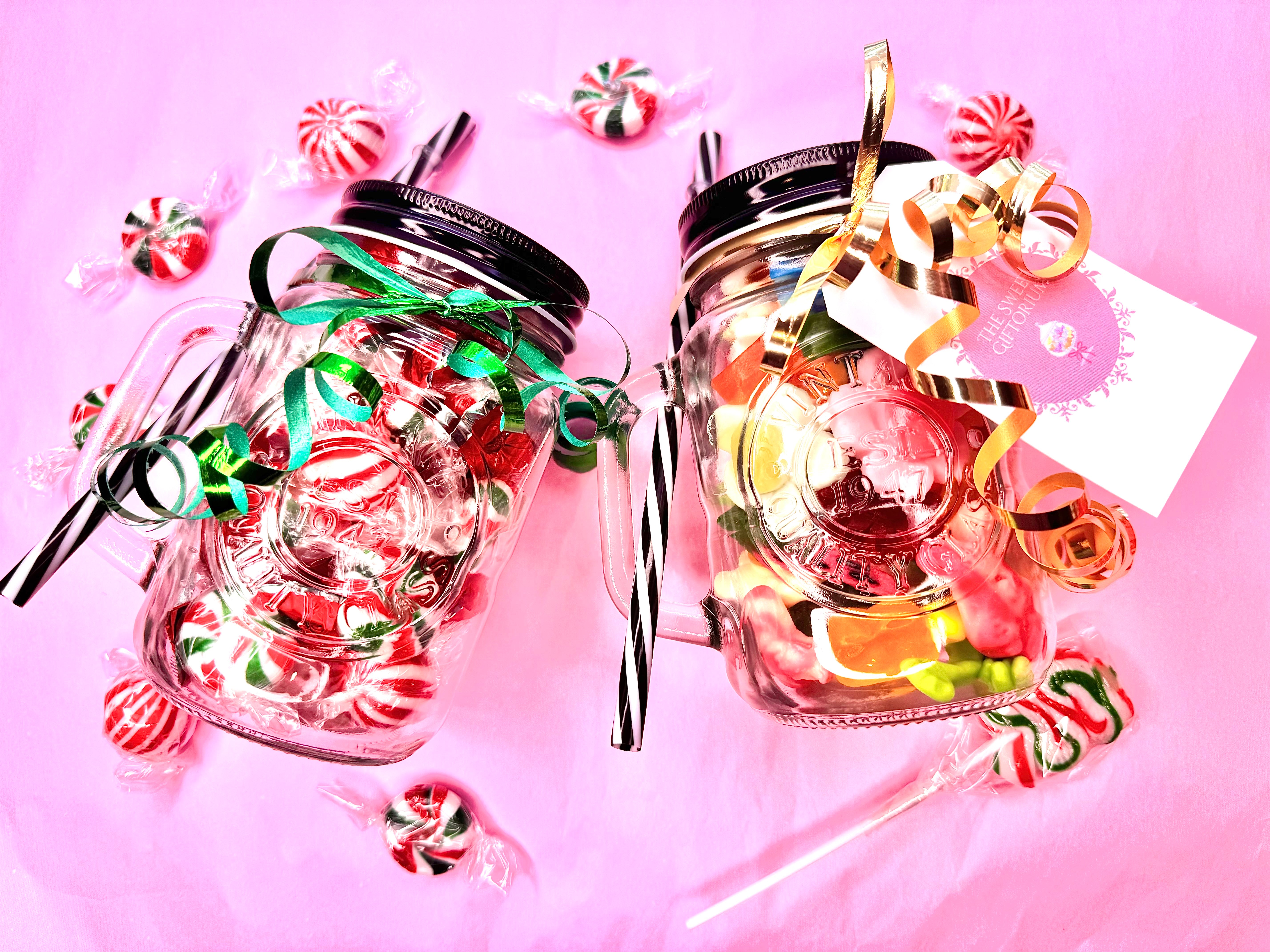 Lolly Jar with Straw