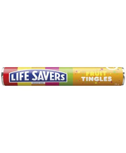 CLEARANCE - LifeSavers Lolly Rolls 34g - BEST BEFORE 08/01/25