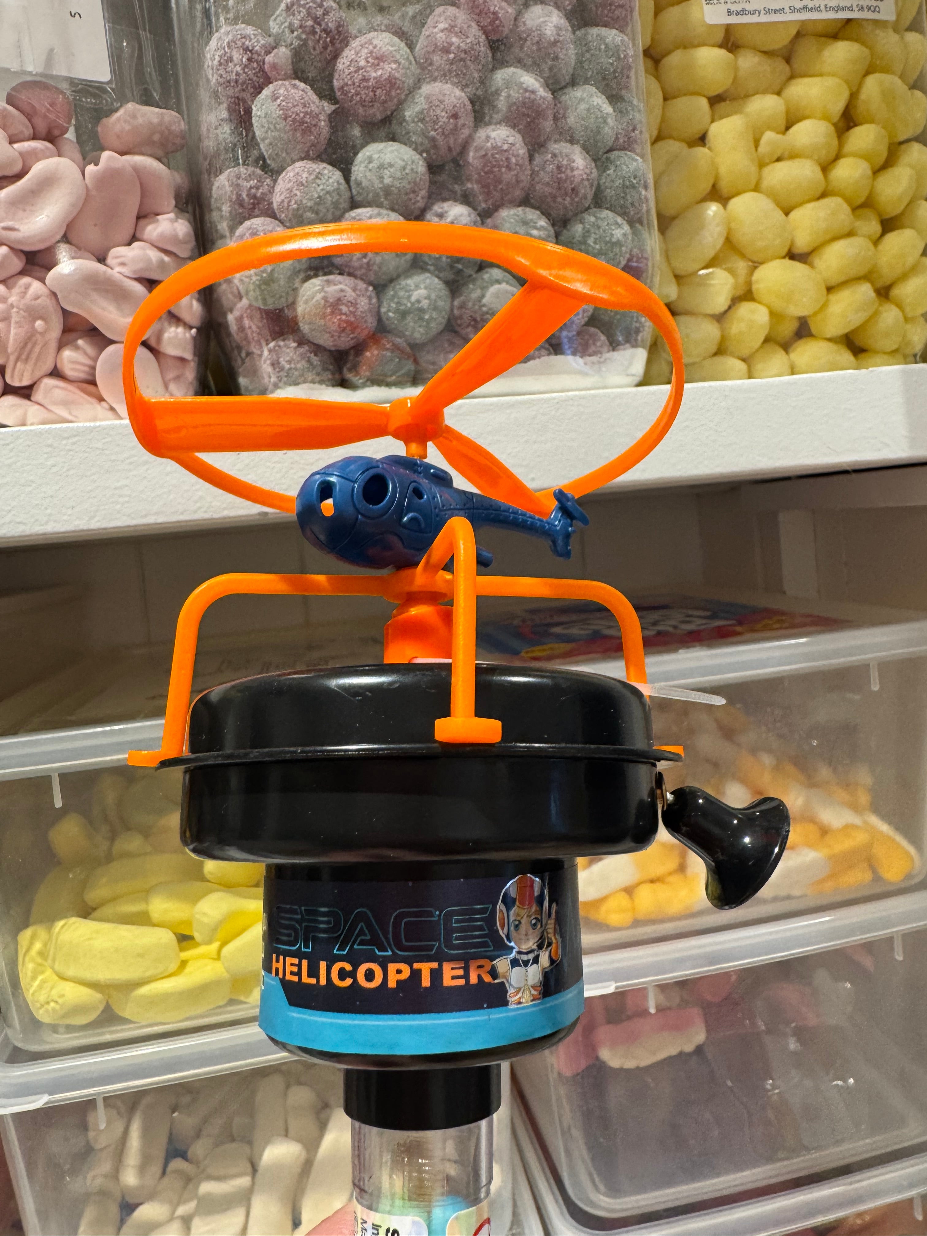 Space Helicopter Launcher and Candy