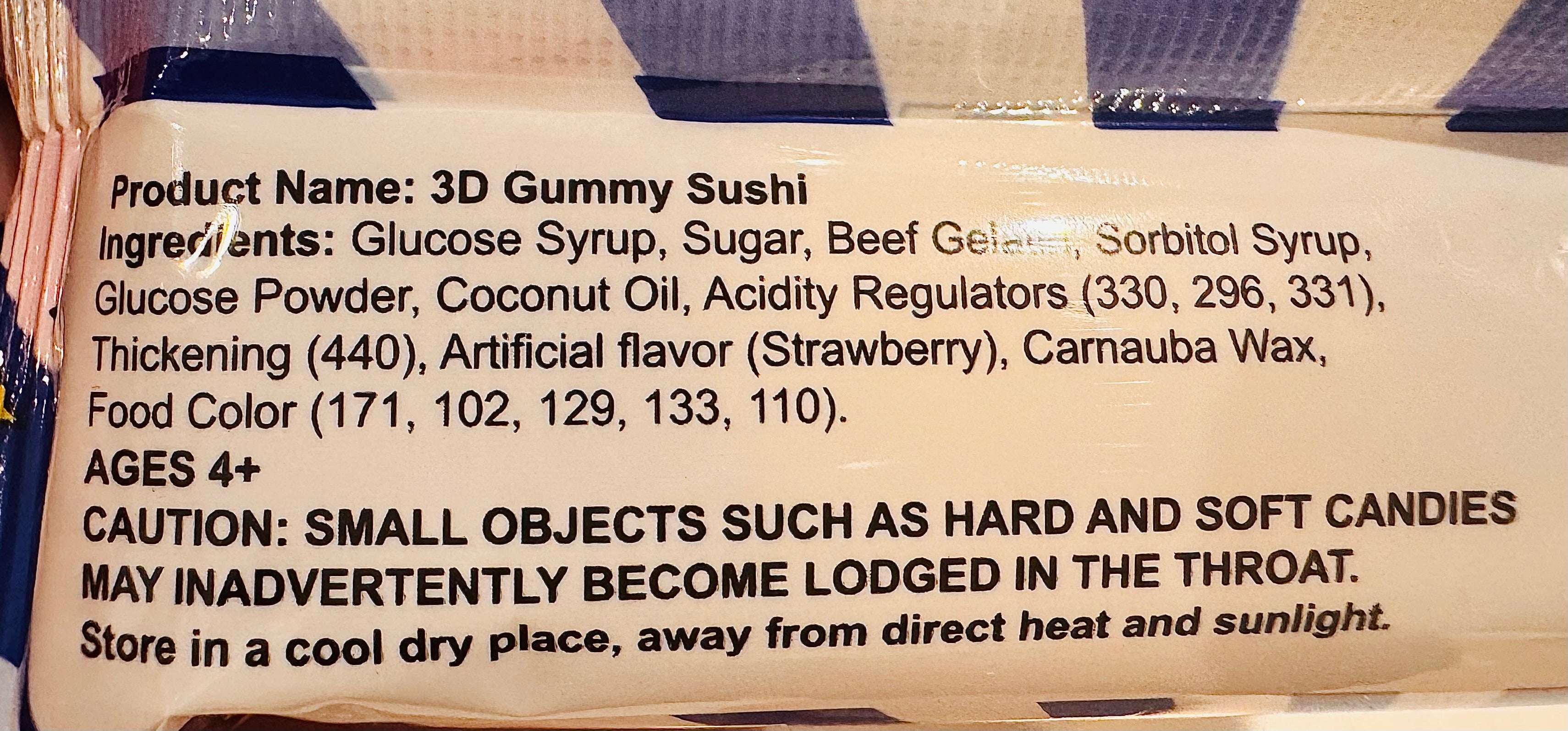 3D Gummy Sushi