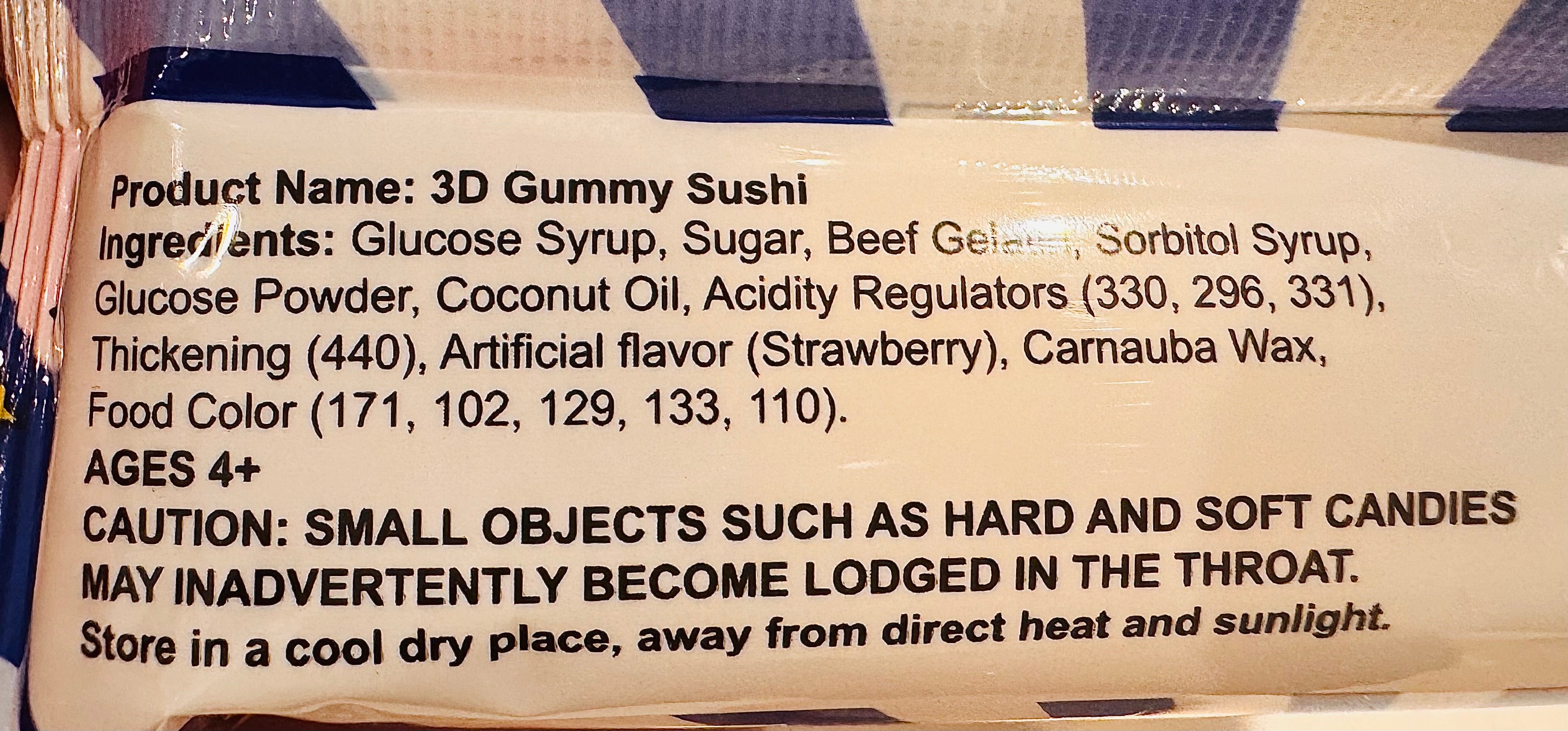 3D Gummy Sushi