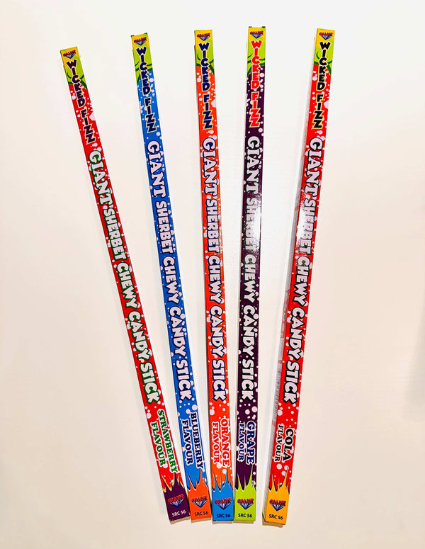 Wicked Fizz Giant Chewy Candy Stick 70g