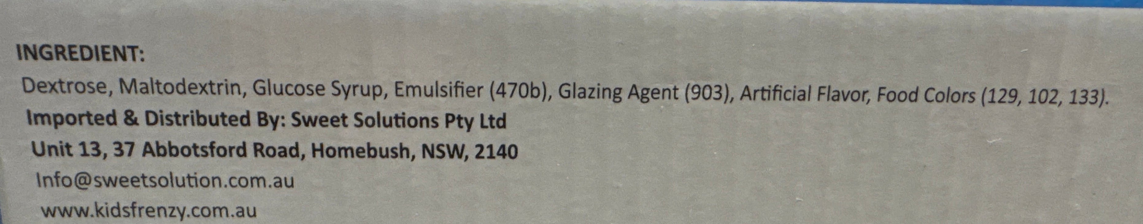 Gas Station Fruit Candy & Toy