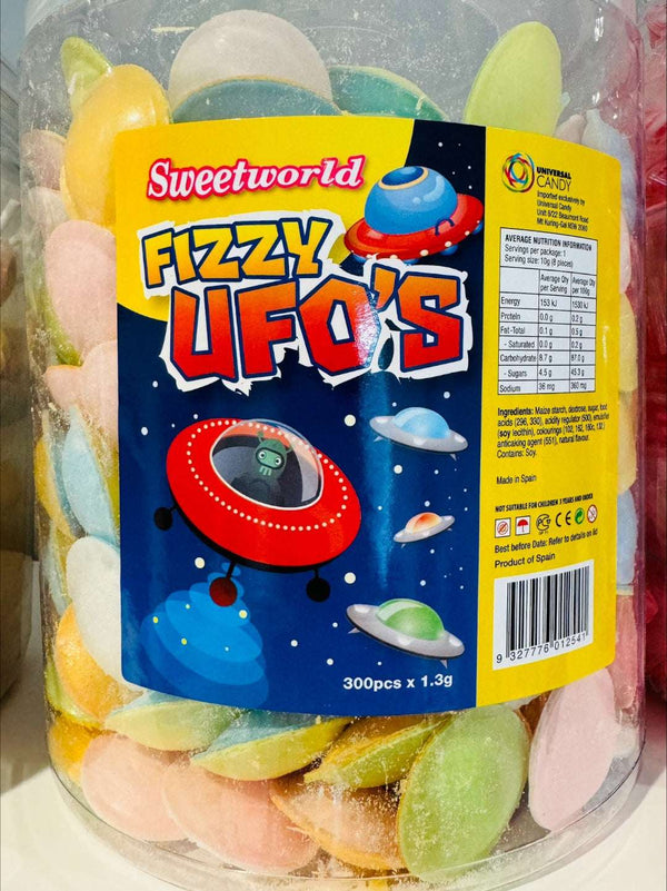Sweetworld Fizzy UFOs - Pack of 15