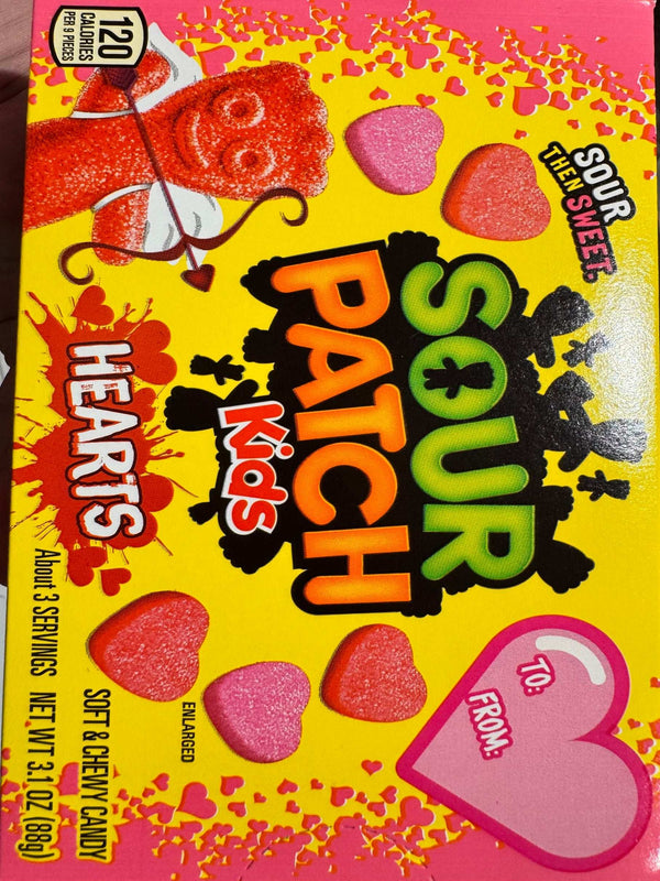 Sour Patch Kids Hearts USA 88g Box