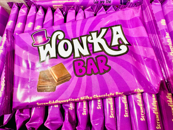 Wonka Chocolate Bar 60g