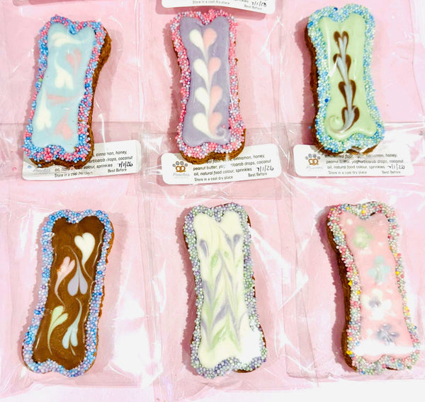 Decorated Bone Biscuits for Dogs - Pooches Patisserie