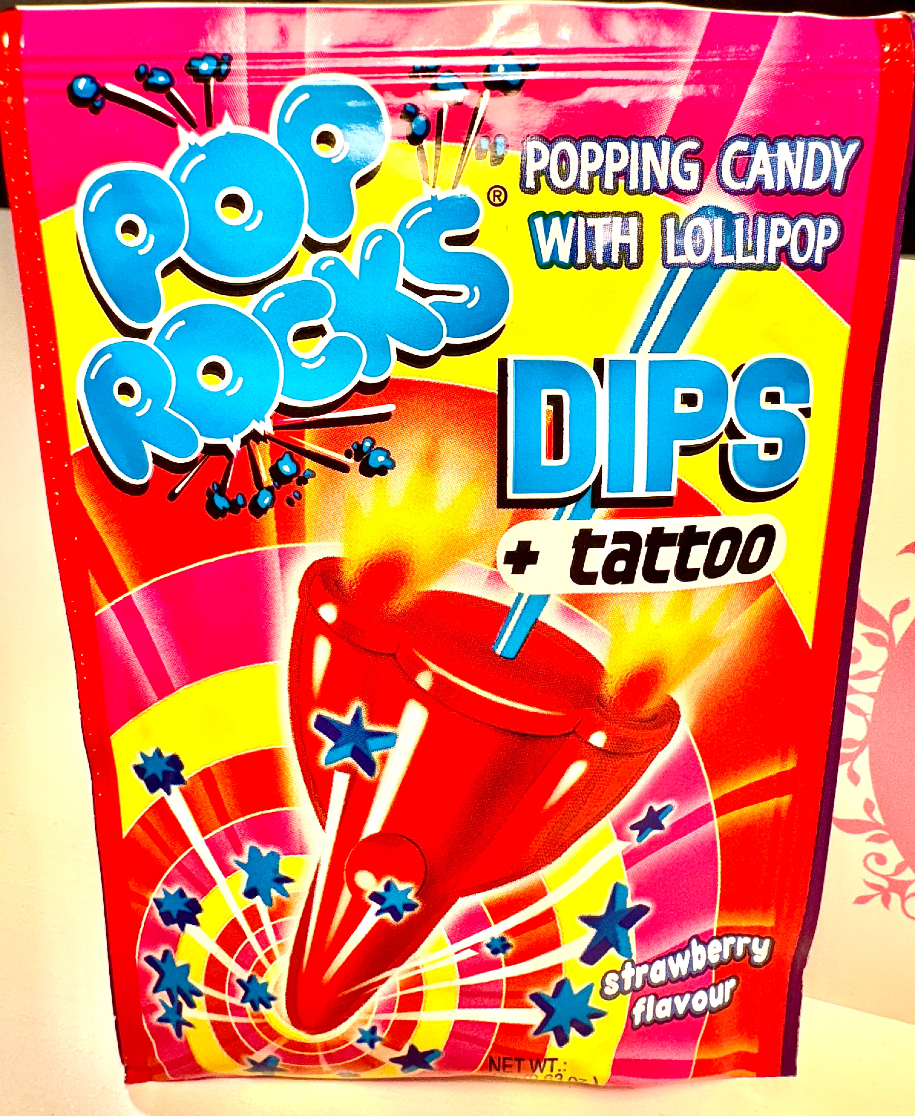 Pop Rocks Dips + Tattoo