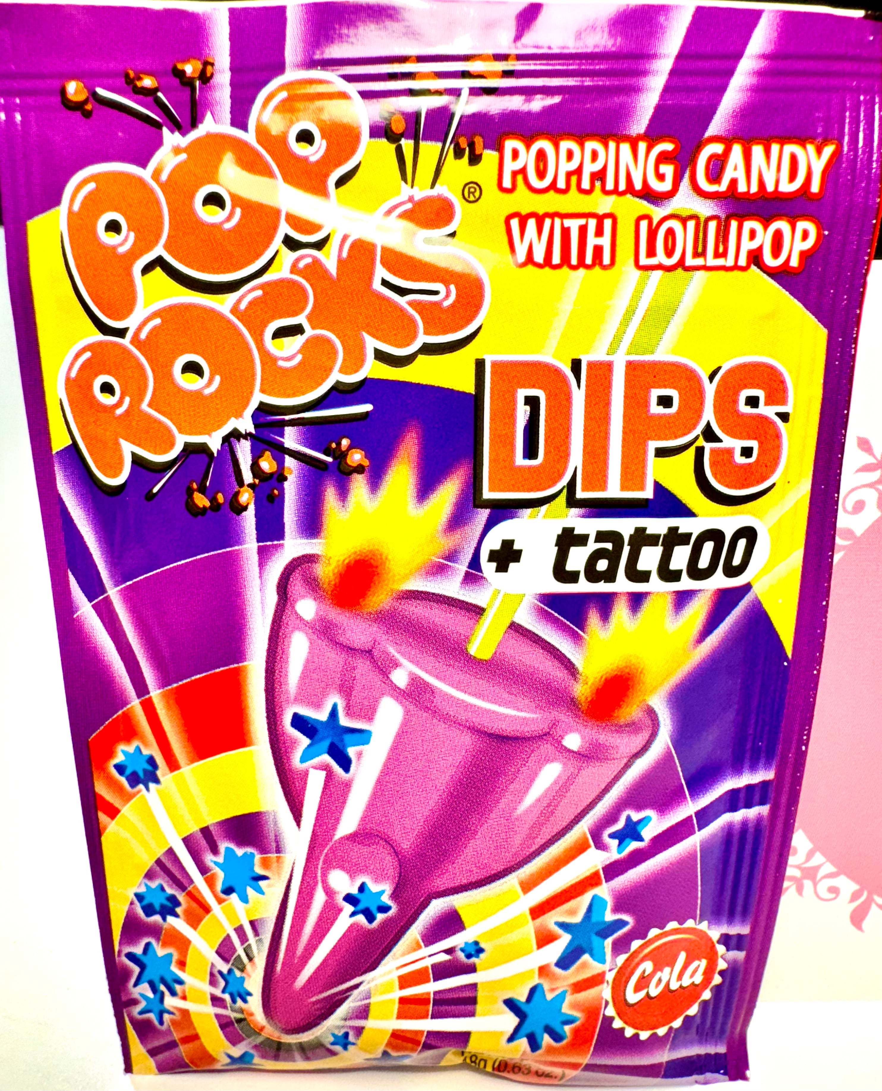 Pop Rocks Dips + Tattoo