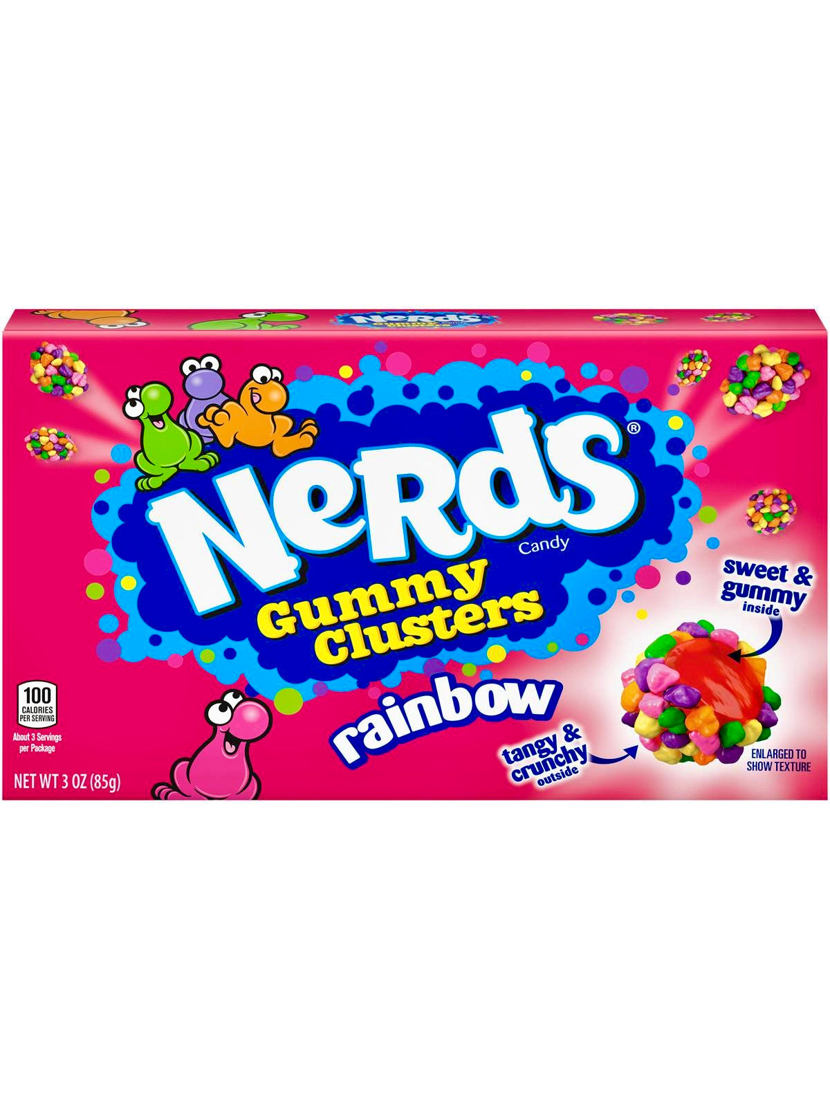 Nerds Gummy Clusters 85g Theatre Box