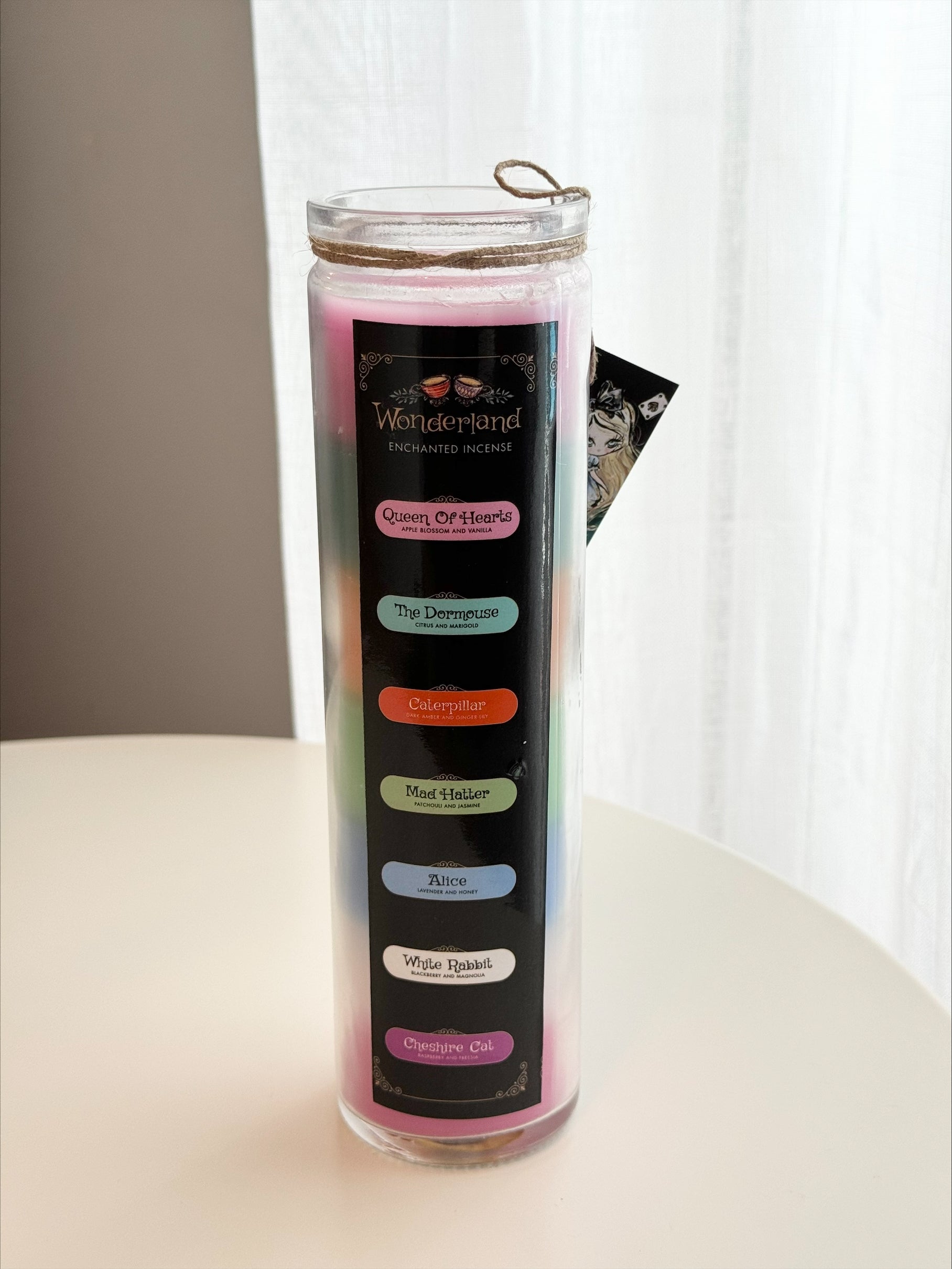 Wonderland Layered Pillar Candle