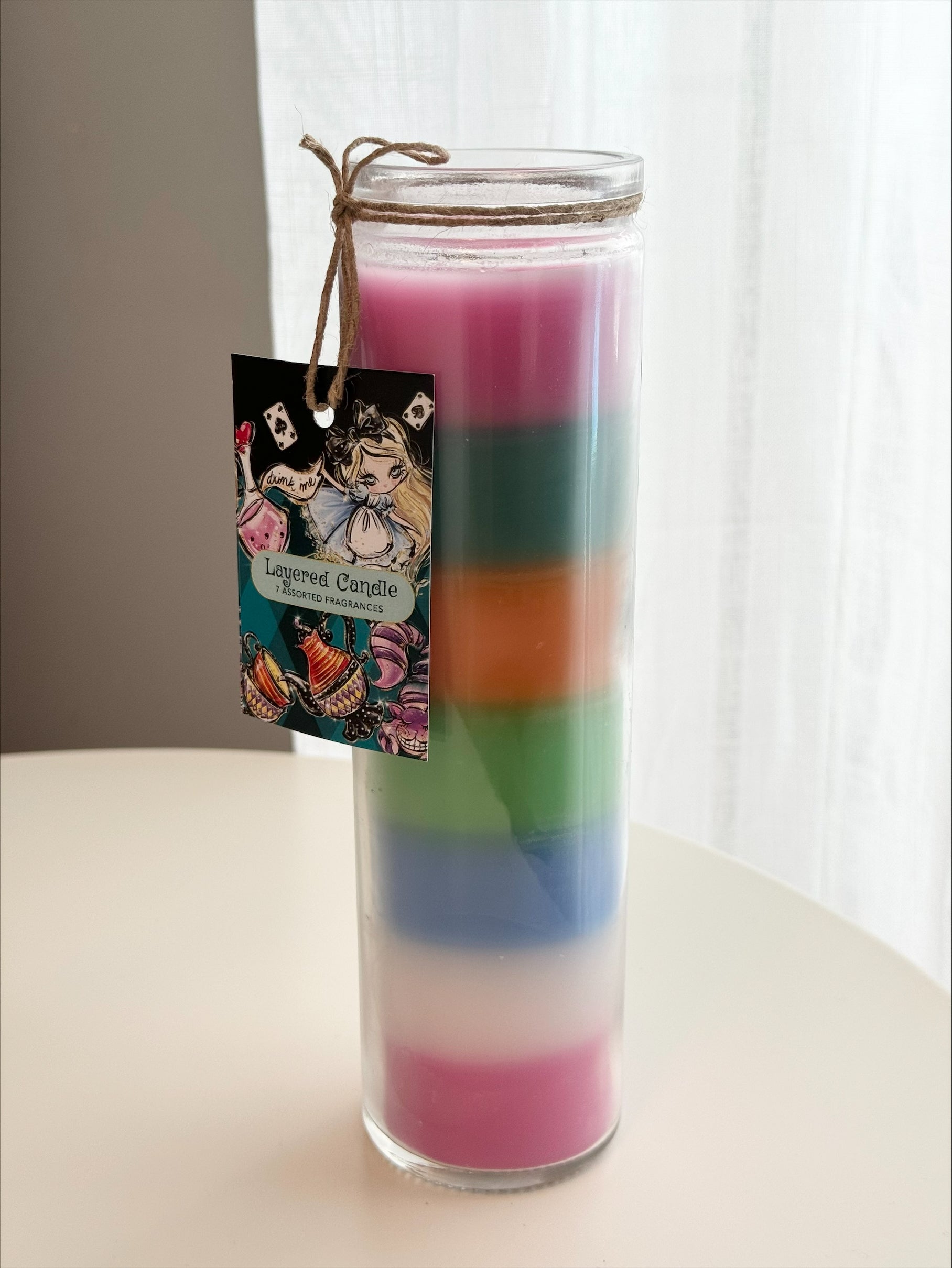 Wonderland Layered Pillar Candle